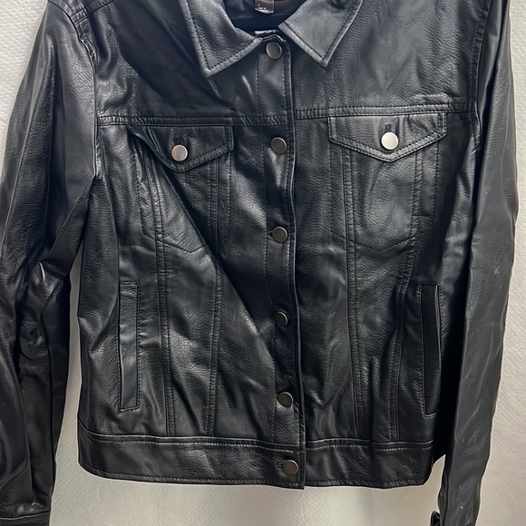 Free Press Faux Leather Jacket - Picture 3 of 9